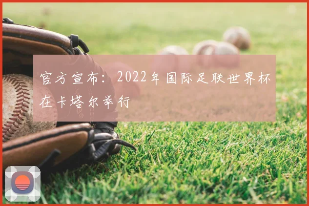 官方宣布:2022年国际足联世界杯在卡塔尔举行