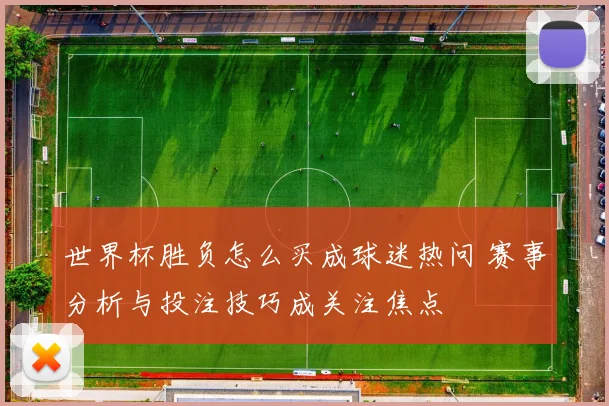 世界杯胜负怎么买成球迷热问 赛事分析与投注技巧成关注焦点
