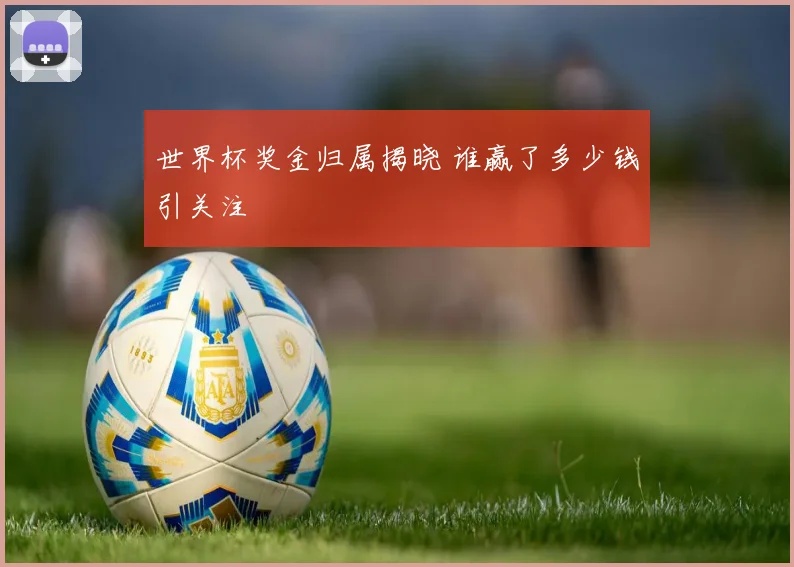 世界杯奖金归属揭晓 谁赢了多少钱引关注