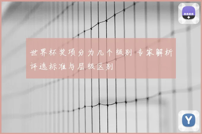 世界杯奖项分为几个级别 专家解析评选标准与层级区别
